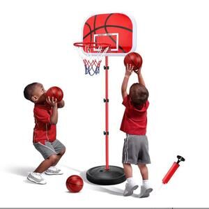 Toddler Mini Hoop with 3 Soft Balls